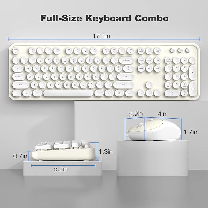 KNOWSQT Wireless Keyboard and Mouse Combo - Image 7