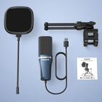 TONOR TC-777 Podcast Microphone, USB Computer Microphone, Cardioid Condenser PC - Image 9