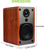 SINGING WOOD BT25 Bluetooth Active Bookshelf Speakers for - Image 8