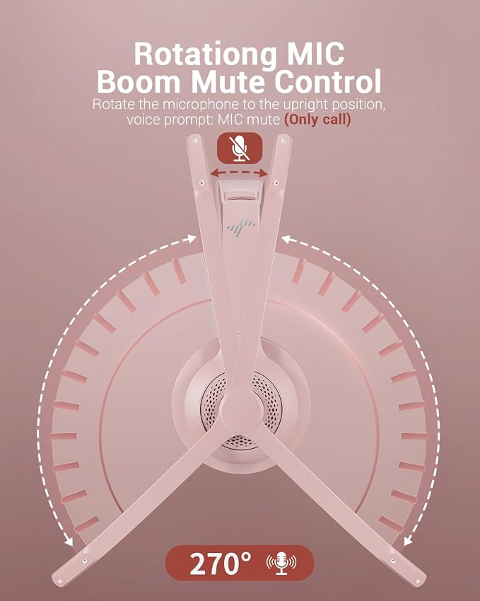 Wireless Headset with AI Noise Cancelling Microphone Bluetooth Headset - Image 6