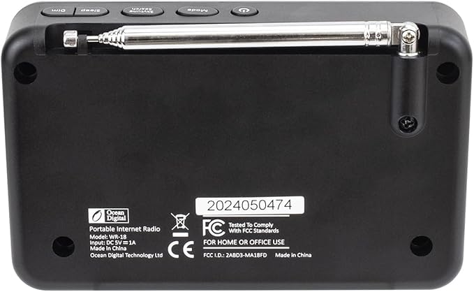 Ocean Digital WR-18 Handheld Portable Internet Radio, Micro SD, Rechargeable - Image 2
