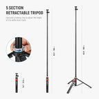 NEEWER Phone Tripod for Cell Phone & Camera - Image 2