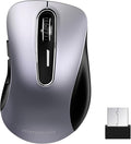 memzuoix 2.4G Wireless Mouse, 1400 DPI Mobile Optical Cordless Mouse by memzuoix