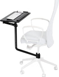 VIVO Office Chair Mounted 26 x 12 Inch Keyboard and Mouse Tray, Ergonomic Tilt by VIVO