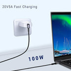 USB C to USB C Cable 3.1 Gen 2, 100W USBC Cables PD Fast Charging Cable - Image 3