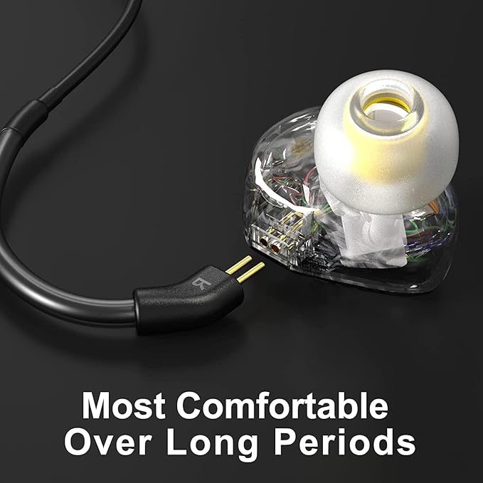 Xvive T9 in-Ear Monitor Dual Knowles BA Drivers IEM - Image 3