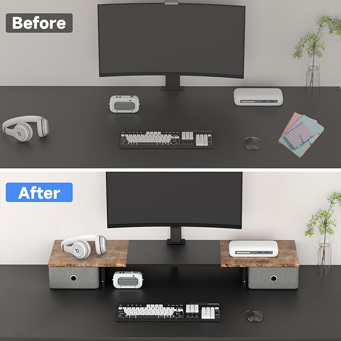 Suptek Dual Monitor Stand Riser - Image 6