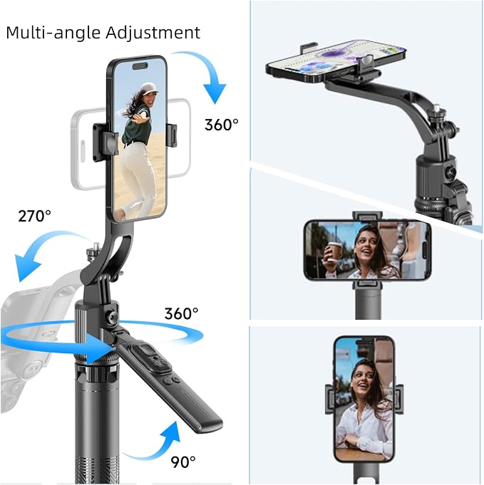 Auto Face Tracking Tripod 360° Rotation - Image 6