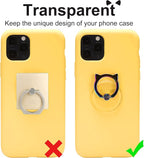 Cat Phone Ring Holder Grip- EI Sonador Transparent Cell Phone Ring Stand Holder - Image 3