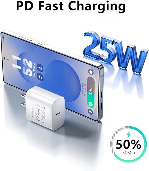 3pack Type C Charger 6FT Cable Fast Charging - Image 2