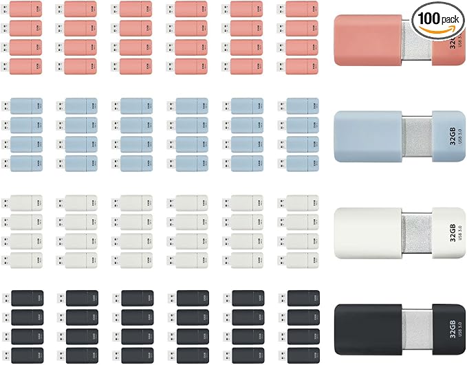 GIGASTONE 32GB Flash Drive Z60NB USB 3.2 Gen 1, Ultra Fast, Retractable Capless by Gigastone