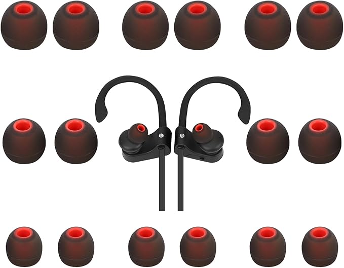 Silicone Earbud Tips Earbud Replacement Tips Eartips Fit Most in-Ear Earbuds by Unknown