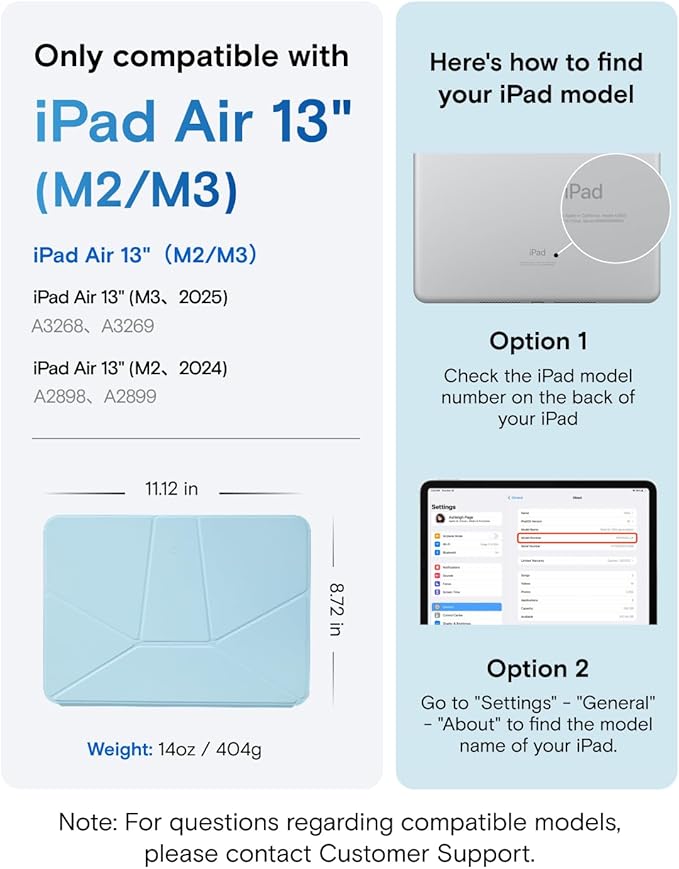 MOFT Dynamic Folio Case for iPad Air 13-inch, Silm Magnetic Stand Case - Image 3