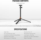 NEEWER Basics 59" Selfie Stick Tripod Compatible - Image 8