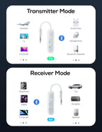 Nulaxy Air in-Flight Bluetooth Wireless Audio Transmitter Receiver - Image 6