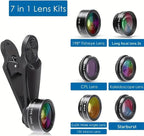 Universal 7-in-1 Mobile Phone Camera Lens Kit, Funny Cell Phone Lens - Image 7