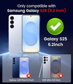 Magnetic for Samsung Galaxy S25 Case Slim Soft Silicone Bumper Shockproof - Image 2