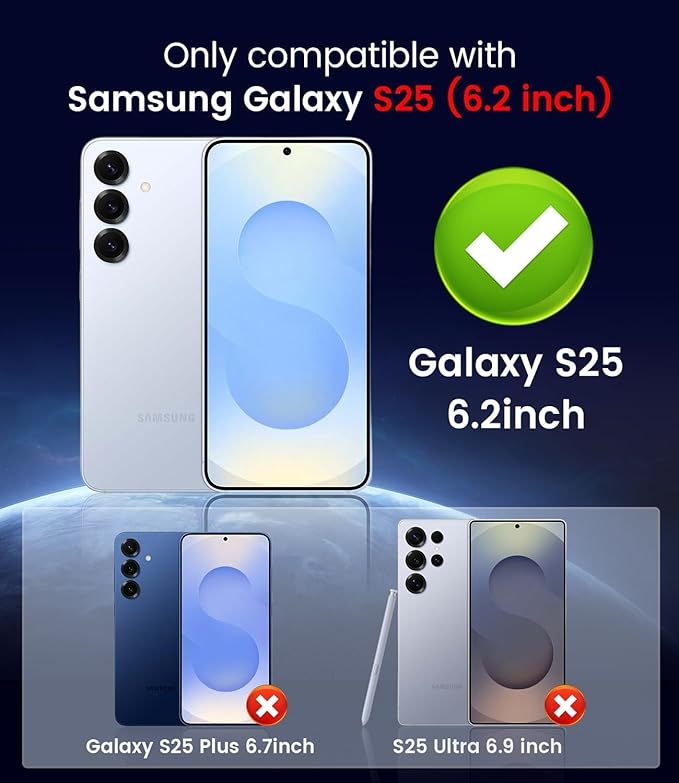 Magnetic for Samsung Galaxy S25 Case Slim Soft Silicone Bumper Shockproof - Image 2