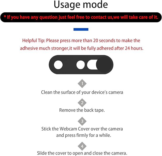 Front Camera Cover Compatible for iPhone 16/16Plus/16Pro/16Pro Max/15/15 - Image 9