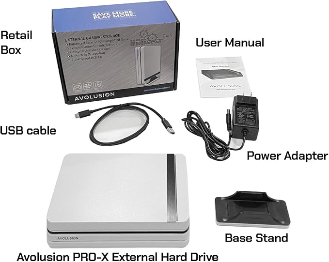 Avolusion PRO-X Series USB 3.0 External Hard Drive - Image 8