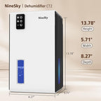 NineSky Dehumidifiers for Home, 95 OZ Water Tank, Dehumidifiers for Bathroom - Image 7