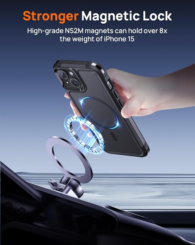 Lanhiem Magnetic for iPhone 15 Case - Image 3