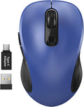 WisFox 2.4G Wireless Mouse for Laptop, Ergonomic Computer Mouse by Bringyouqualityproducts