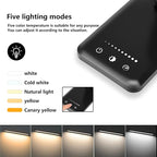 White crown LED Desk Lamp Dimmable Table Lamp Reading Lamp - Image 2