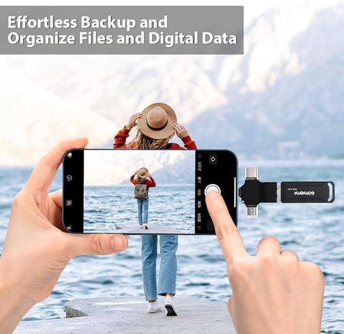 Auto Backup All Devices Photo Stick 128GB Real Capacity, iPhone USB Flash Drive - Image 5