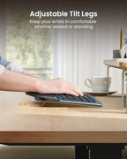 ProtoArc Backlit Bluetooth Ergonomic Keyboard, EK01 Plus Full Size Wireless - Image 6