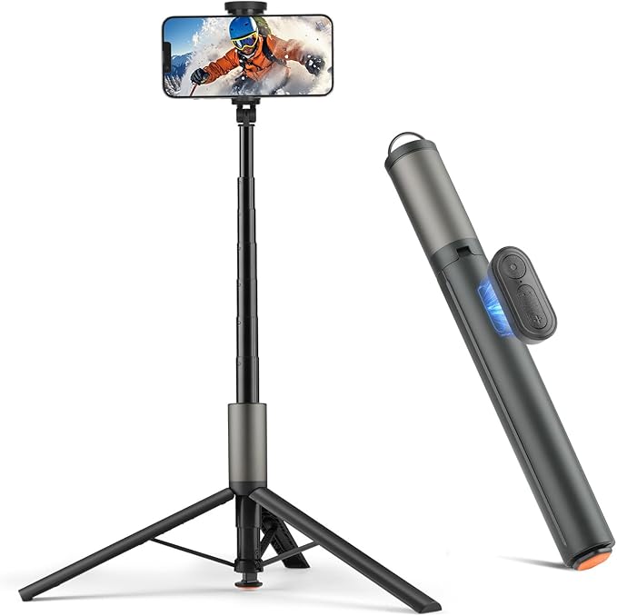 62 inch Automatic Tripod for iPhone, Auto-Open Phone Tripod Stand by YUANRAN