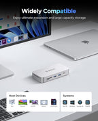ORICO 512 GB External SSD Docking Station, SSD Expansion + Hub Extension - Image 8