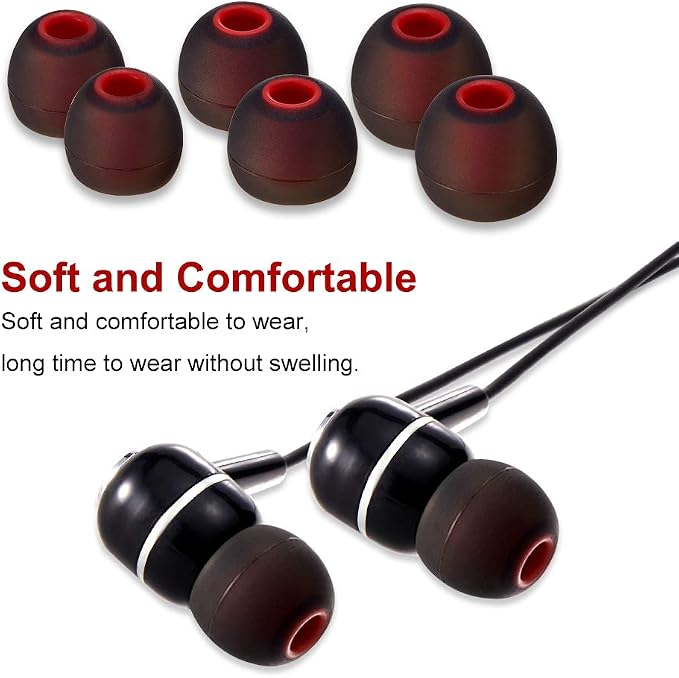 Earbud Tips Soft Silicone Earbuds Replacement Tips Fit - Image 8