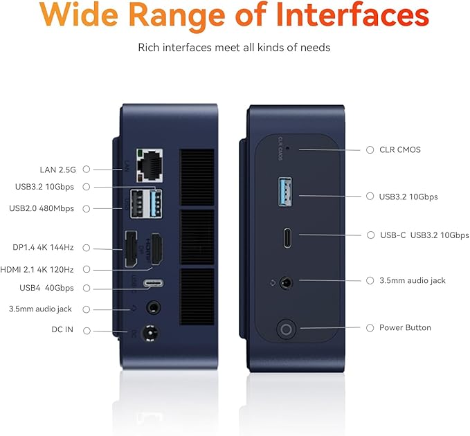 TRIGKRY Key R8 Mini PC, Ryzen 7 8745HS, 32GB DDR5 5600MHz 1TB PCIE4.0 SSD - Image 9