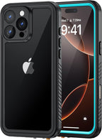 Lanhiem for iPhone 16 Pro Max Case, IP68 Waterproof Dustproof Shockproof Cases by LanhiemHome