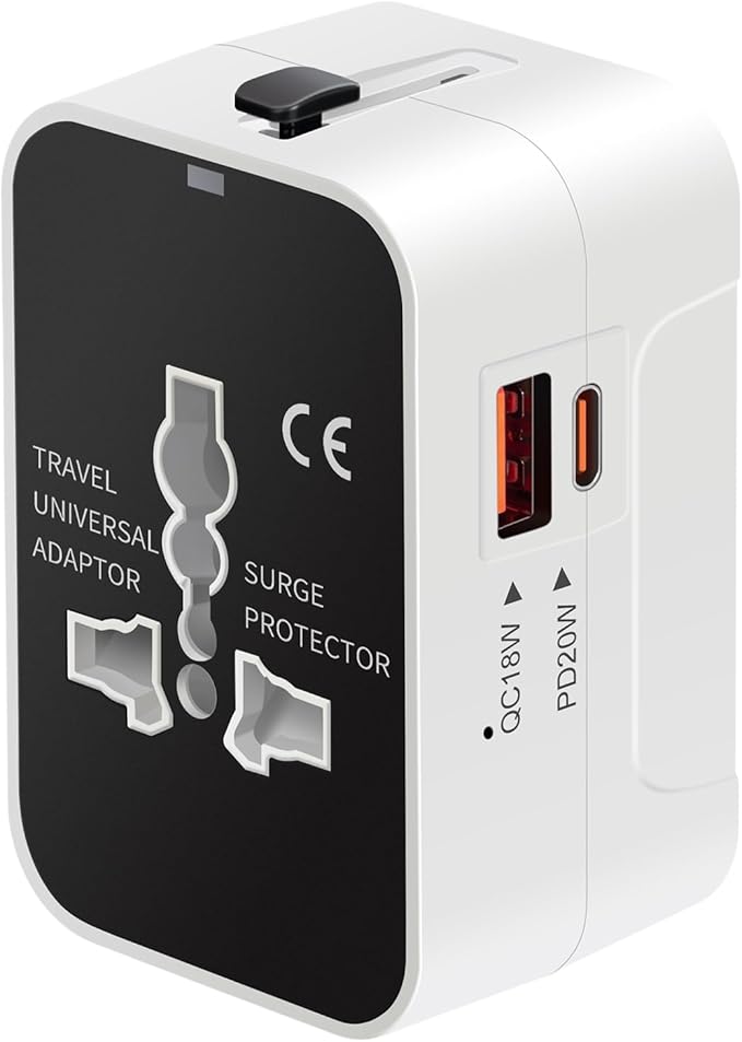 International Universal All in One Worldwide Travel Adapter Fast Charger by NEWVANGA