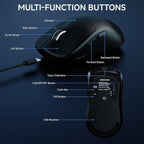 EWEADN X23Pro Wireless Gaming Mouse, 49g Lightweight Mouse, PAW3311 Sensor - Image 7