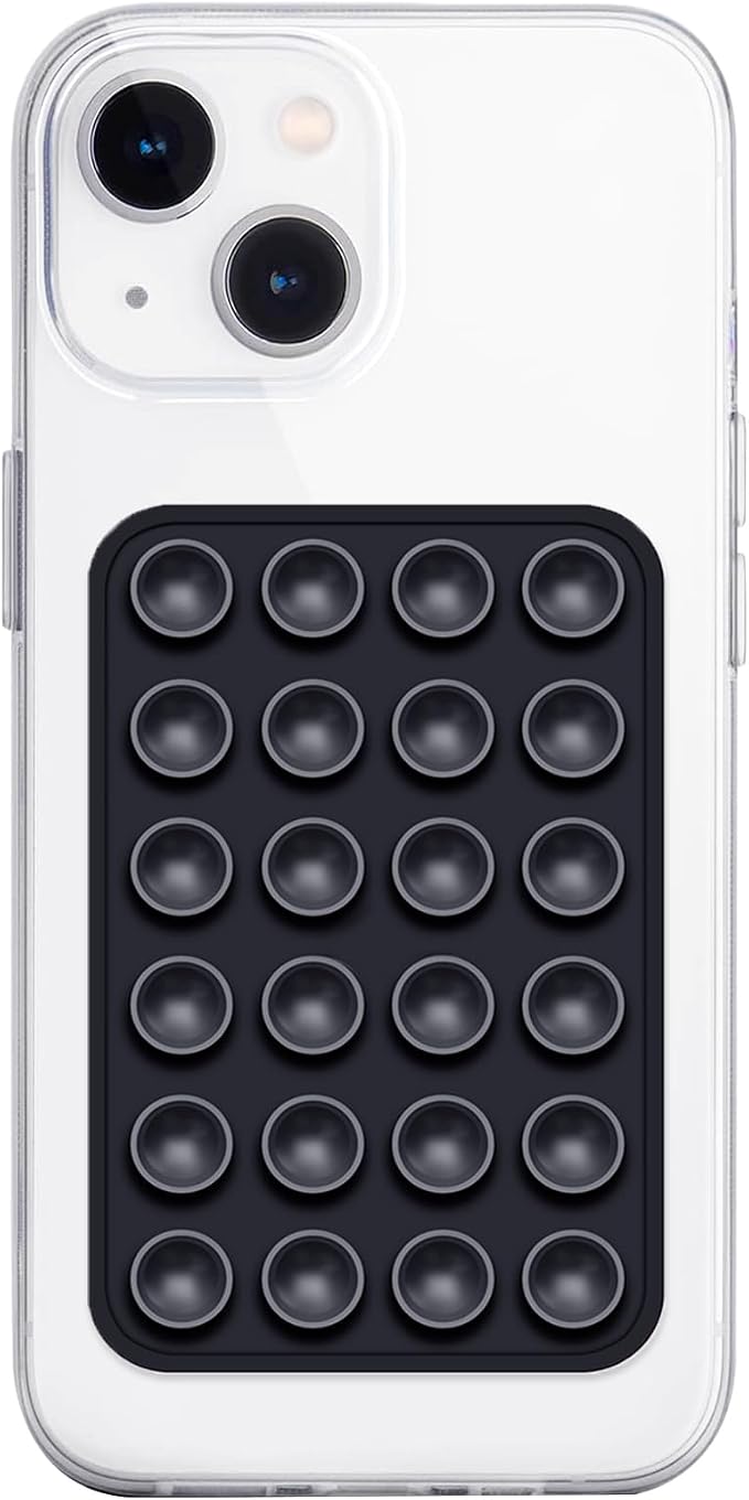 Silicone Suction Phone Case Mount, Non Slip Sticky Phone Grip by JingJinYY