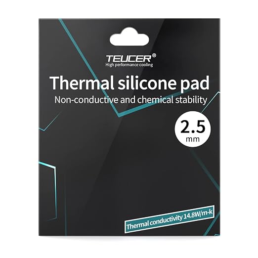 Thermal Pad 14.8 W/mK, Non Conductive Heat Resistance High Temperature by WithFlying