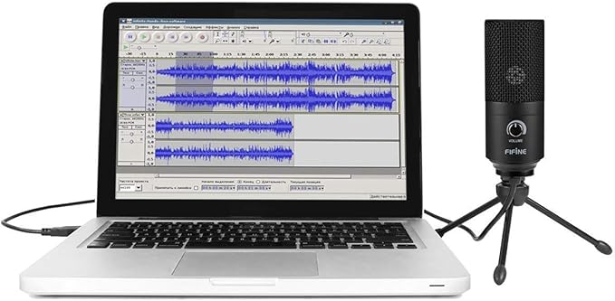 FIFINE USB Microphone, Metal Condenser Recording Microphone - Image 4