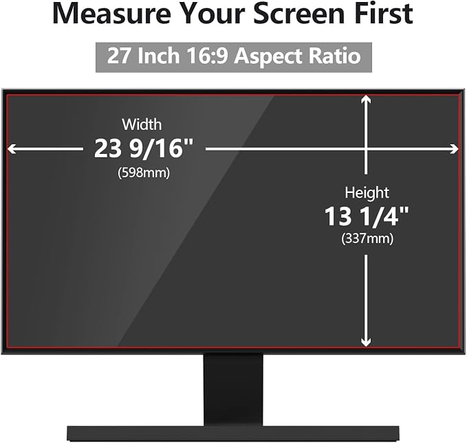 27 Inch Computer Privacy Screen Protector - Image 2