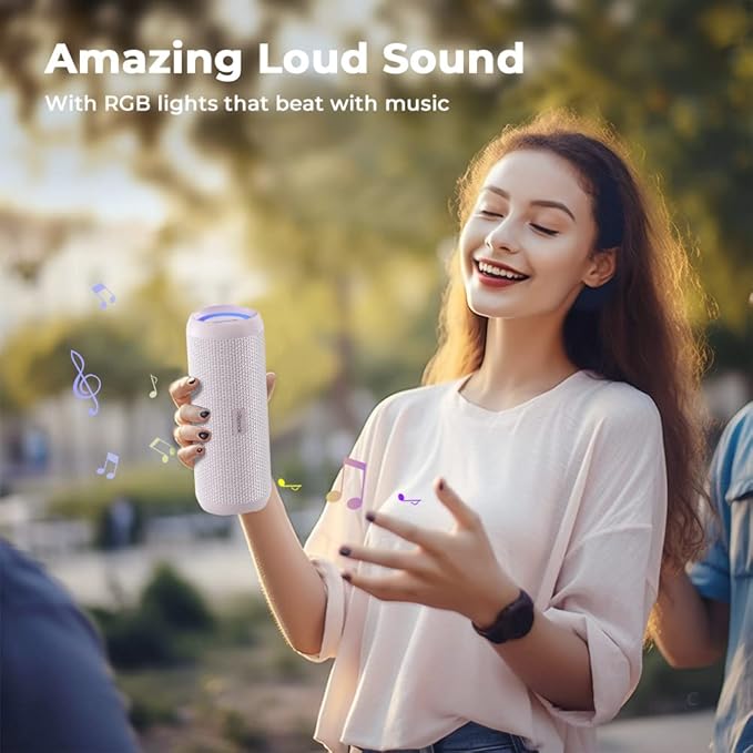 RIENOK Portable Bluetooth Speaker 30W Dual Pairing True Wireless Stereo HD - Image 8