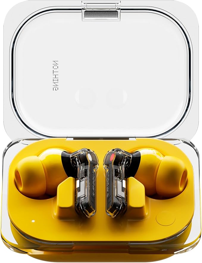 Nothing Ear Wireless Earbuds, 45dB Hybrid Noise Cancelling Earbuds, Hi-Res Audio by NothingR