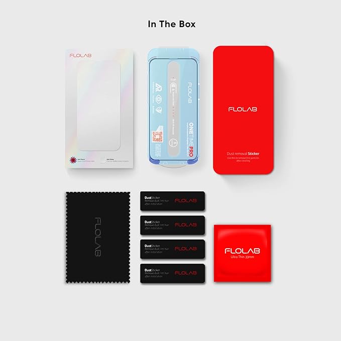 FLOLAB NanoArmour ONETIME PRO for iPhone 15 Screen Protector, Anti-Reflective - Image 7