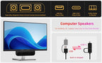 Computer Speakers for Desktop PC, Monitor Speakers, USB Plug-in, External - Image 2