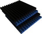96 Pack Black/BLUE 12 "X 12 "X1" Acoustic Panels Studio Soundproofing Foam - Image 5