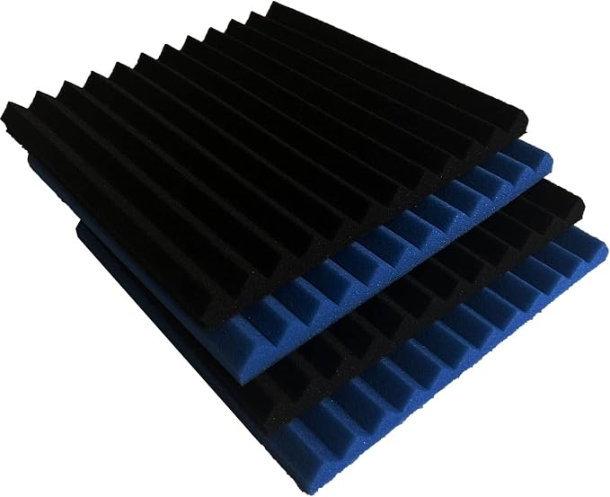 96 Pack Black/BLUE 12 "X 12 "X1" Acoustic Panels Studio Soundproofing Foam - Image 5