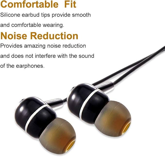 Earbud Tips Soft Silicone Earbuds Replacement Tips Fit - Image 5