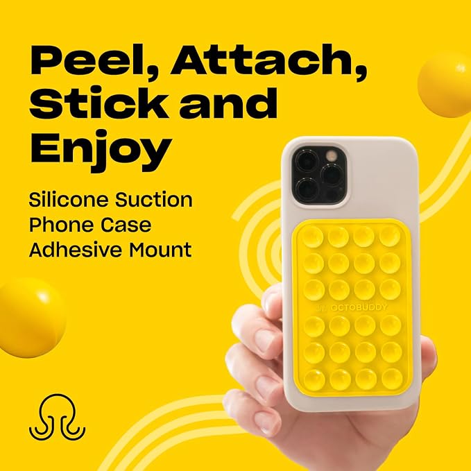 Classic MAX - Silicone Suction Phone Case Adhesive Mount - Hands-Free, Strong - Image 2