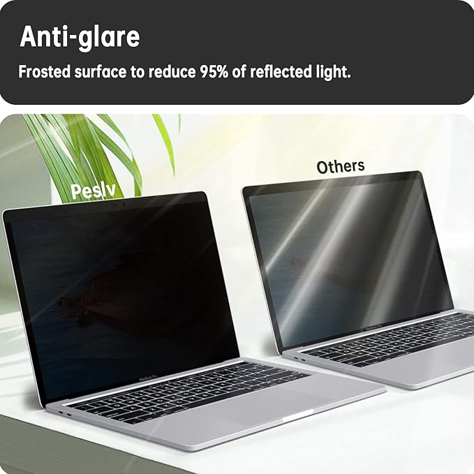 Magnetic Privacy Screen for Macbook Air 13 Inch / Macbook Pro 13 in, Removable - Image 5